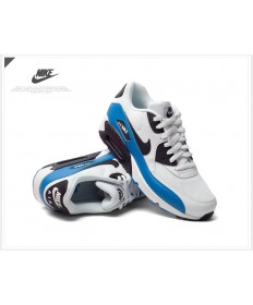Nike Air Max 90 Essential Trainingsanzüge weiß-royal blau-schwarz