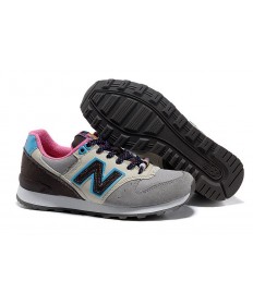 New Balance 996 Grau, Blau + rosa sneakers der damen