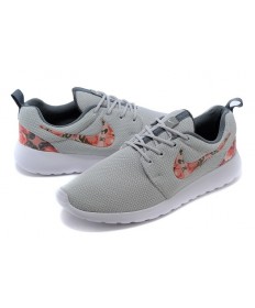 Nike Roshe Run sneakers Lovers Grau / orange-rote Blume