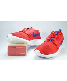 Nike Roshe Run orange-rot / Royal blau Trainer