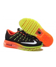 Nike Air Max 2016 Fluorescent gelb / schwarz / weiß / orange sneakers schuhe
