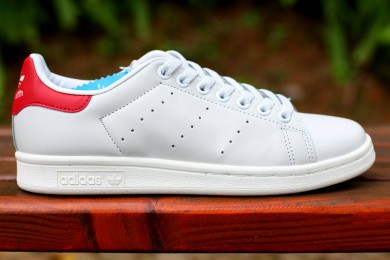 Adidas Stan Smith sneakers weiß rot