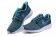 Nike Roshe Run Flyknit für Herren-Deep-Sky blau / schwarz Trainersneakers