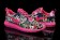 Nike Roshe sind tief rosa / Blumen muster sneakers der damen