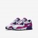 Nike Air Max 90 Mesh-Trainer sneakers Weiß / Court Lila / Schwarz / Hyper Violet
